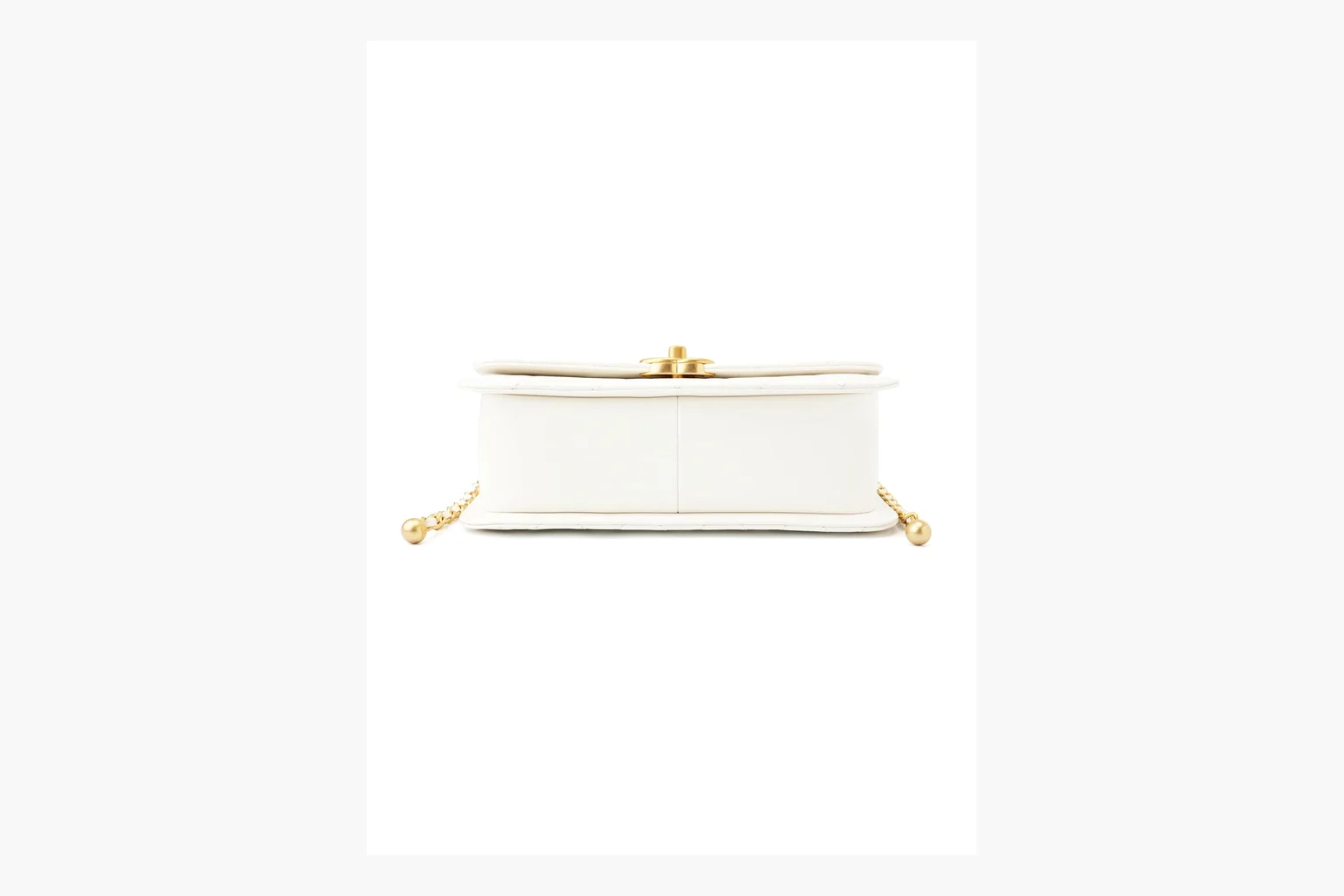 Chanel White Chain Flap Bag White Product Image thumbnail 6