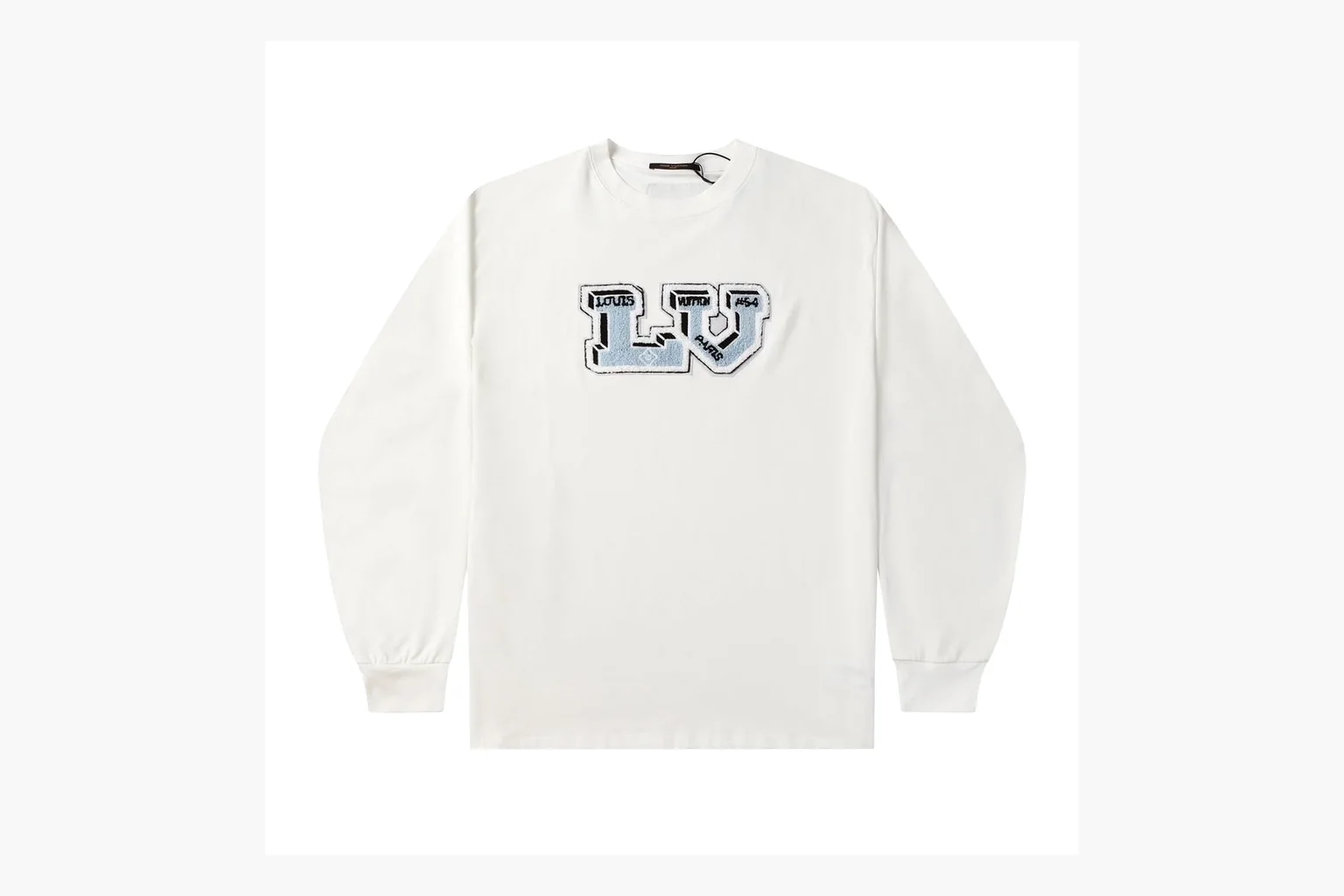 Louis Vuitton Varsity LV Sweatshirt White Product Image