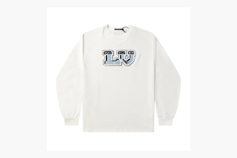 Louis Vuitton Varsity LV Sweatshirt White Product Image