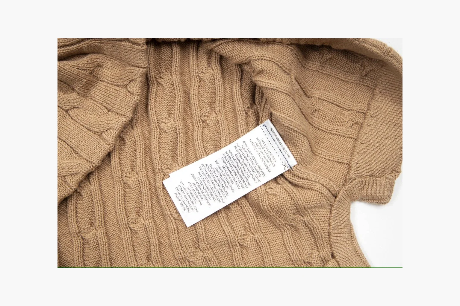 Polo Ralph Lauren Cable Knit Polo Shirt Tan Product Image thumbnail 6