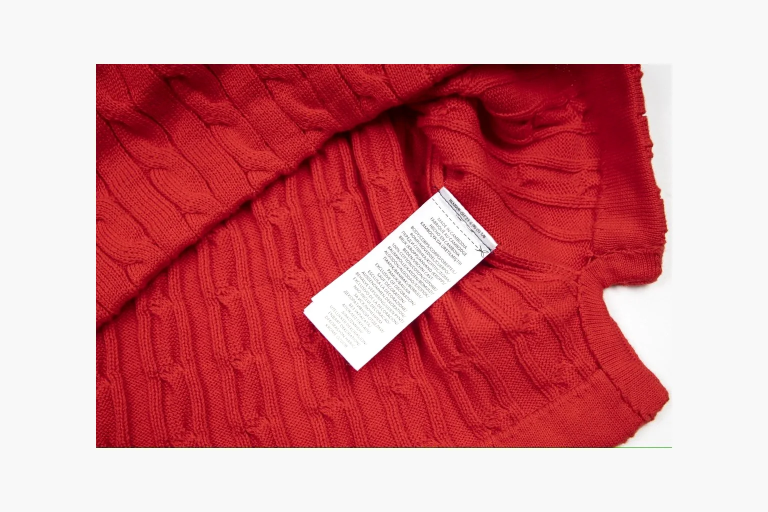 Polo Ralph Lauren Cable Knit Polo Shirt Red Product Image thumbnail 3