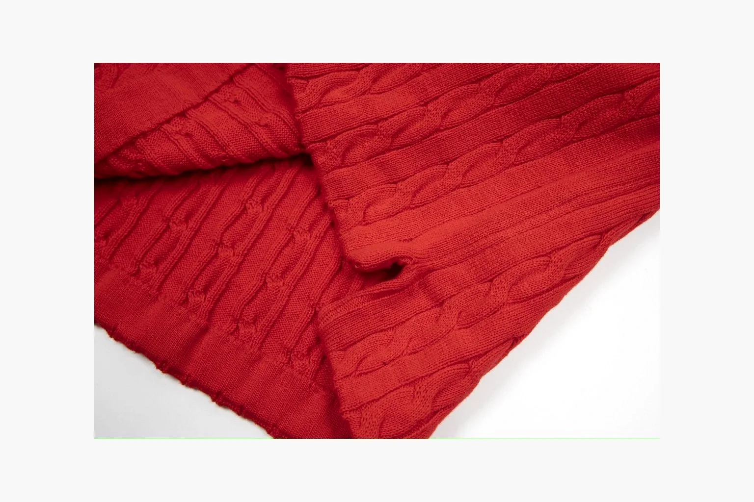 Polo Ralph Lauren Cable Knit Polo Shirt Red Product Image thumbnail 6