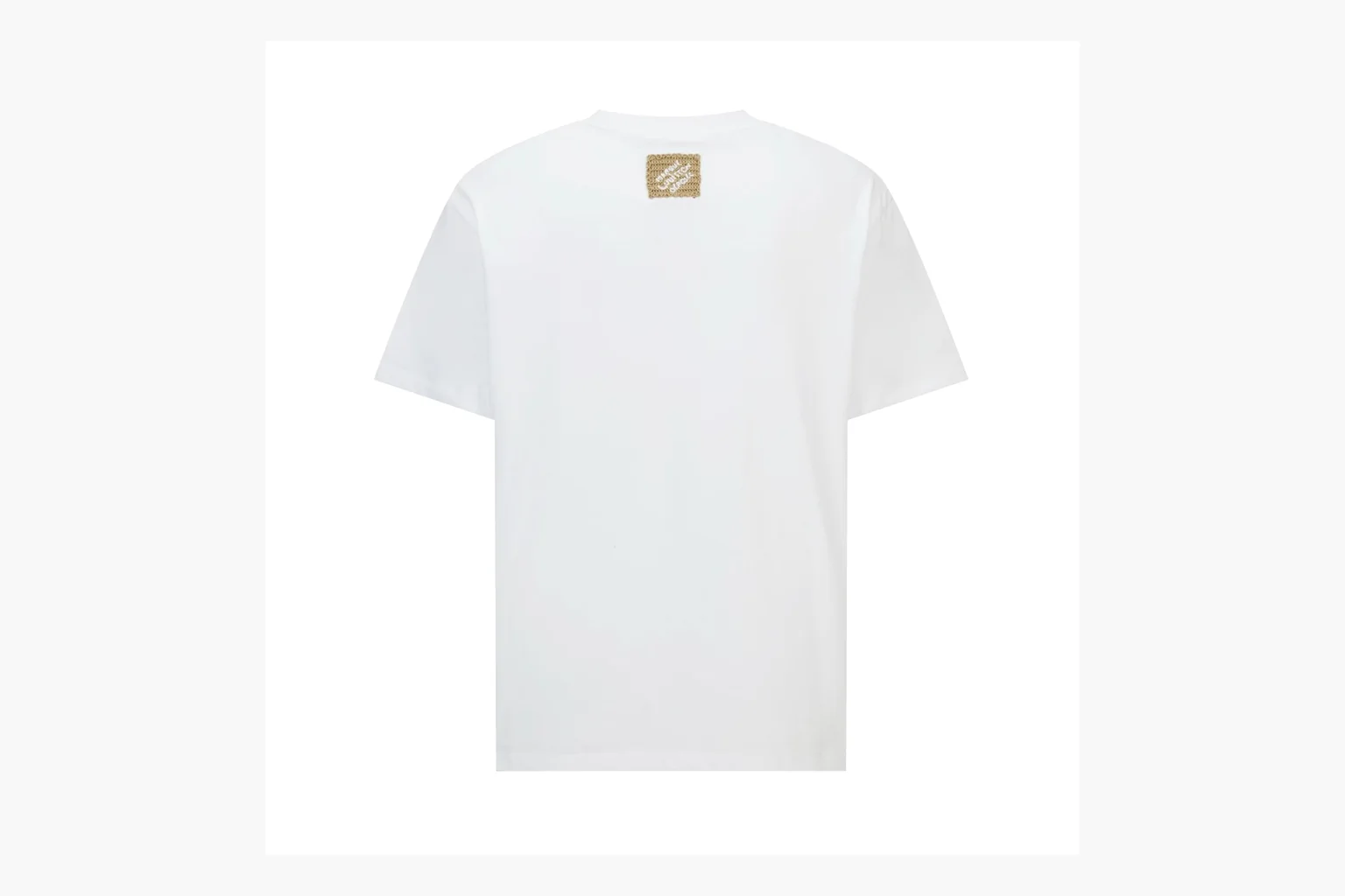 Louis Vuitton Raffia Rope Logo T-Shirt White Product Image thumbnail 2
