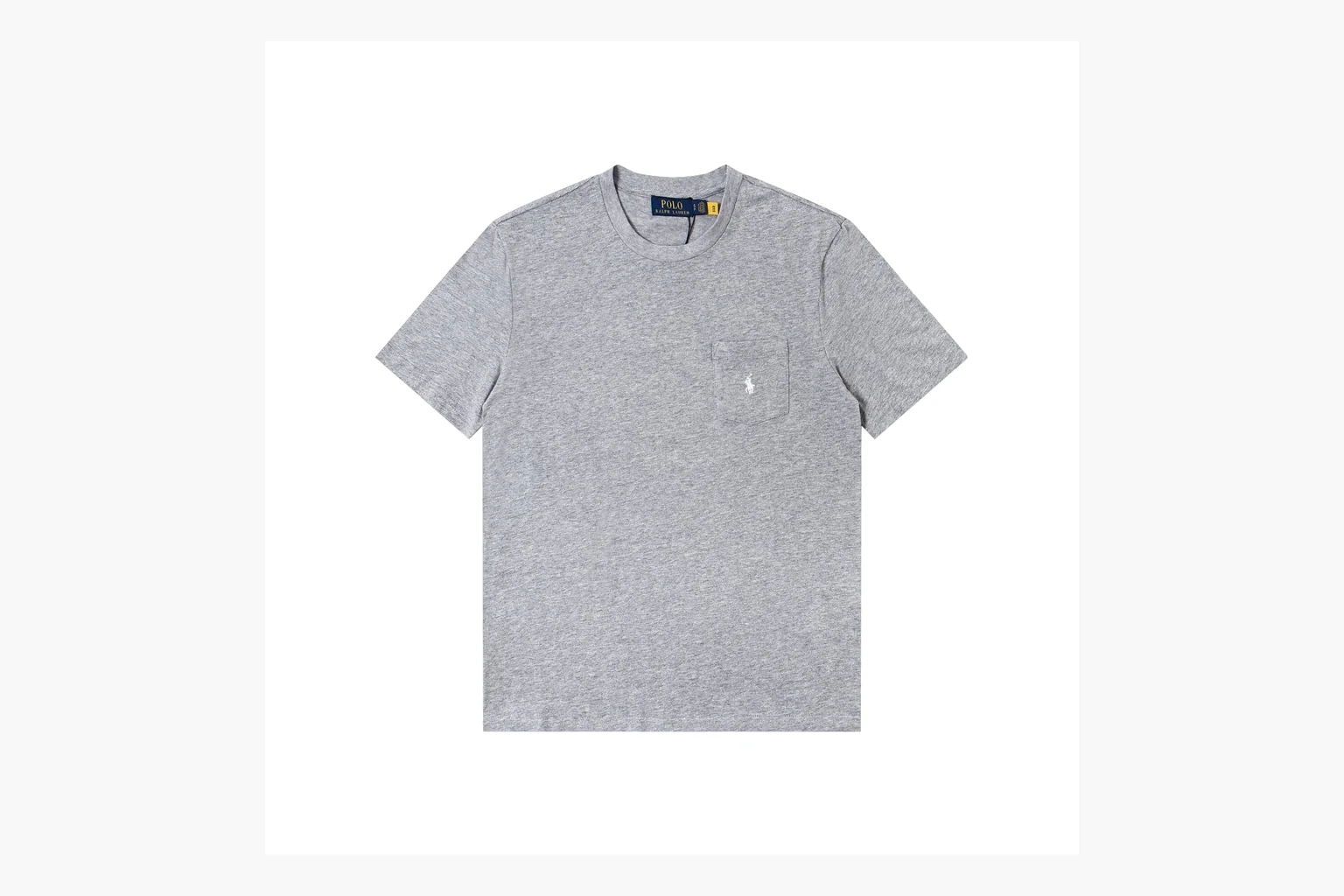 Polo Ralph Lauren Pocket T-Shirt Gray Product Image