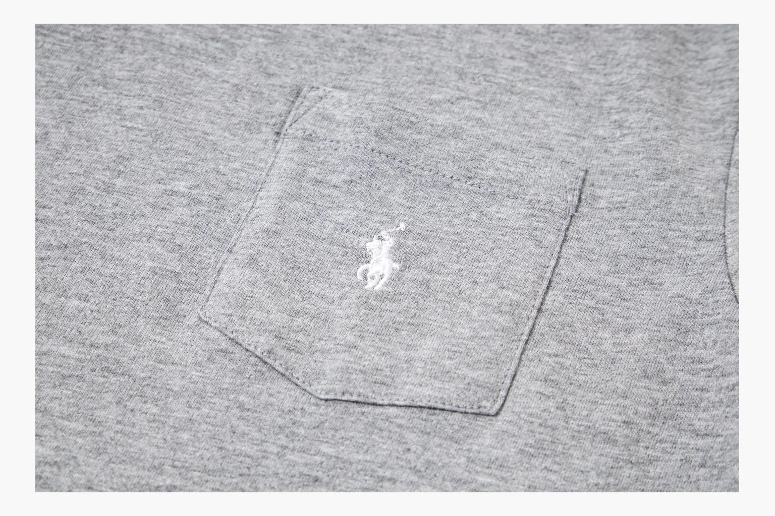 Polo Ralph Lauren Pocket T-Shirt Gray Product Image thumbnail 3
