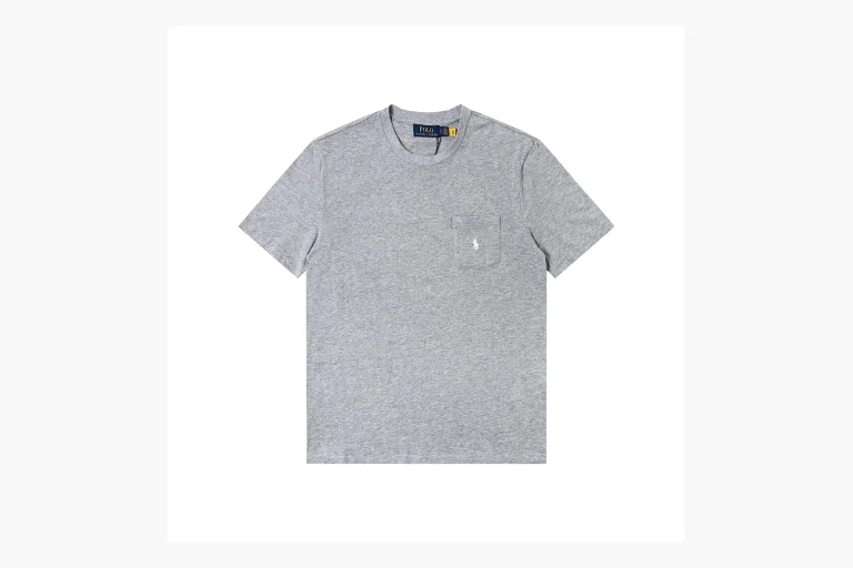 Polo Ralph Lauren Pocket T-Shirt Gray Product Image