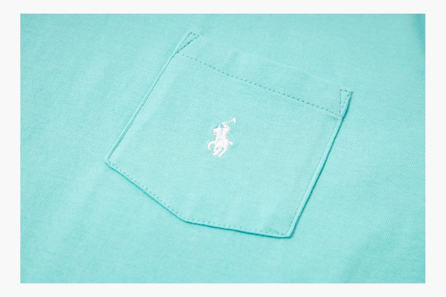 Polo Ralph Lauren Pocket T-Shirt Aqua Product Image thumbnail 3
