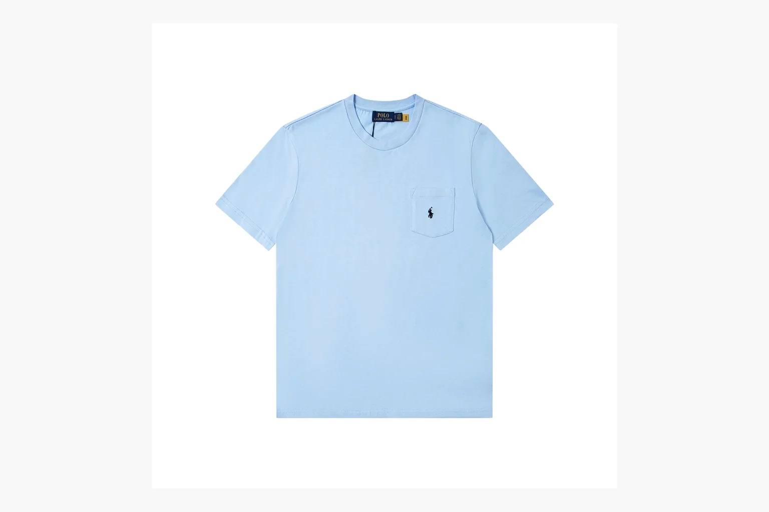Polo Ralph Lauren Pocket T-Shirt Light Blue Product Image