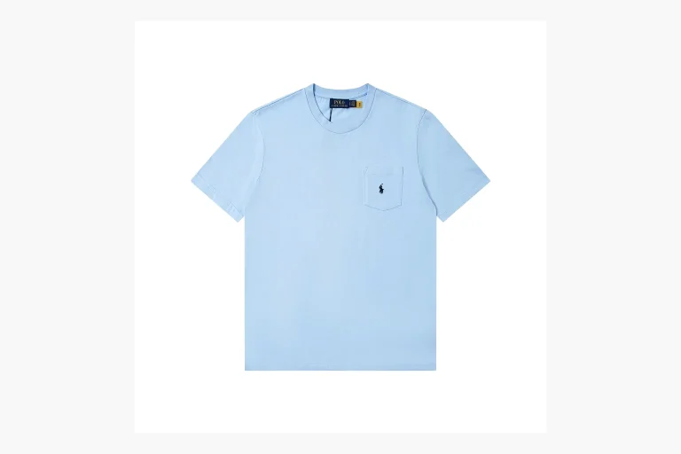 Polo Ralph Lauren Pocket T-Shirt Light Blue Product Image
