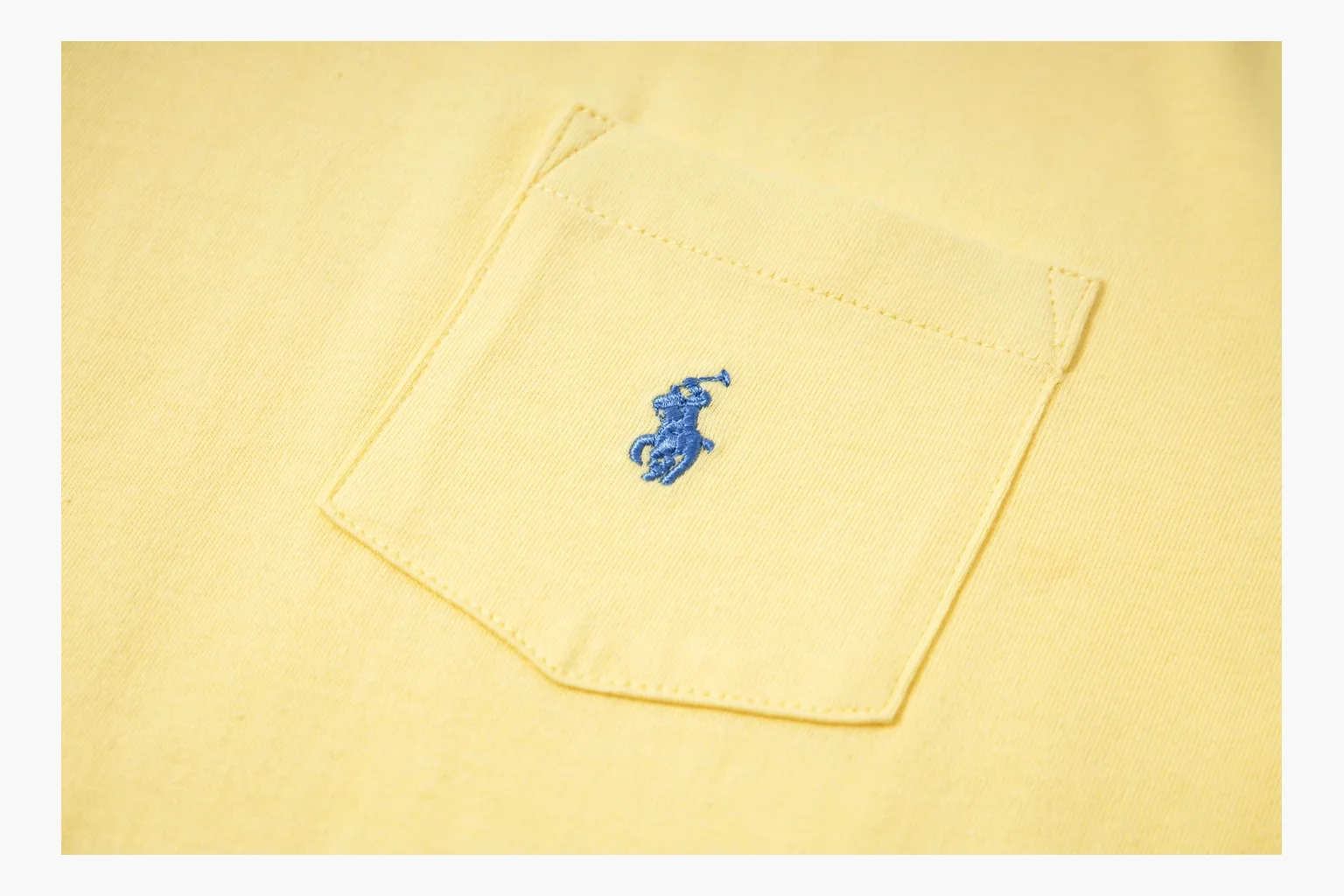 Polo Ralph Lauren Pocket T-Shirt Yellow Product Image thumbnail 3