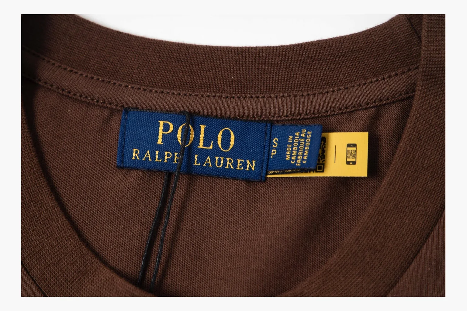 Polo Ralph Lauren Pocket T-Shirt Brown Product Image thumbnail 3