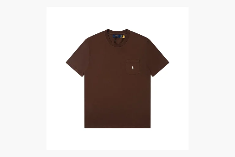 Polo Ralph Lauren Pocket T-Shirt Brown Product Image