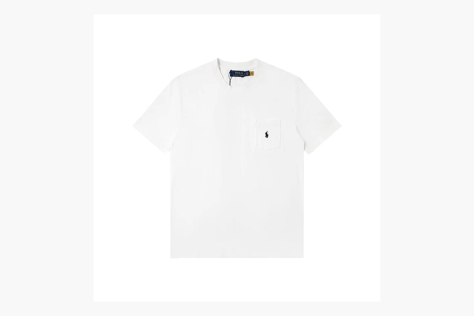 Ralph Lauren Pocket T-Shirt White Product Image