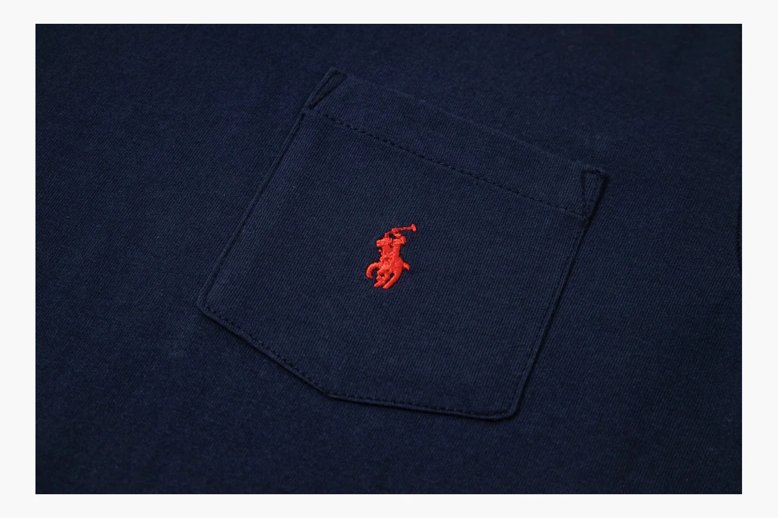 Polo Ralph Lauren Pocket T-Shirt Navy Product Image thumbnail 3