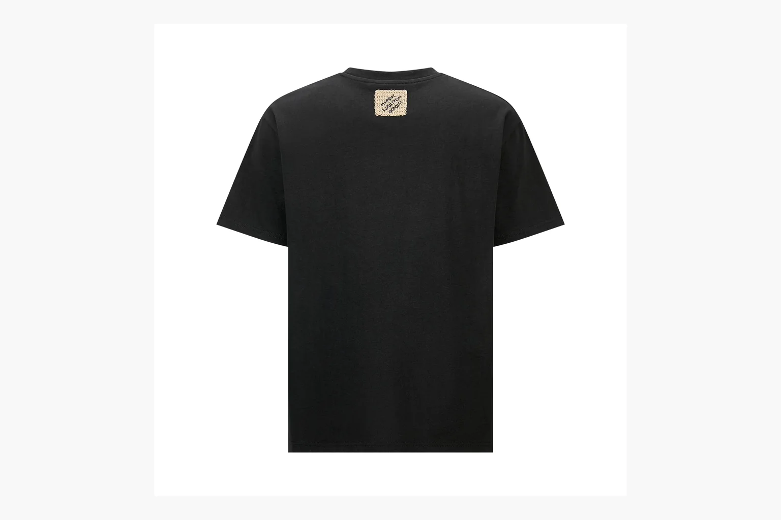 Louis Vuitton Raffia Rope Logo T-Shirt Black Product Image thumbnail 2