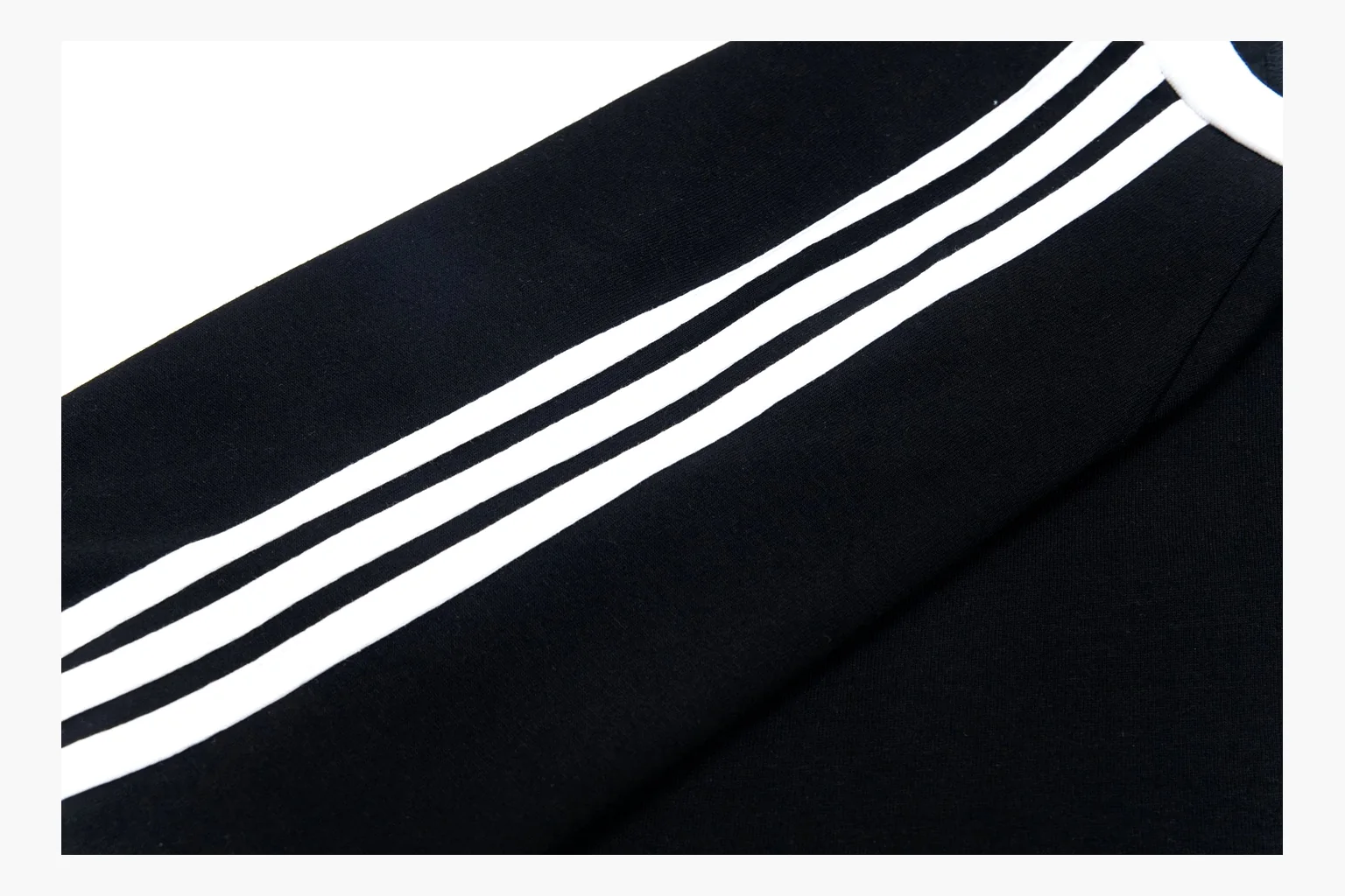 Adidas Ringer T-Shirt Black White Product Image thumbnail 3