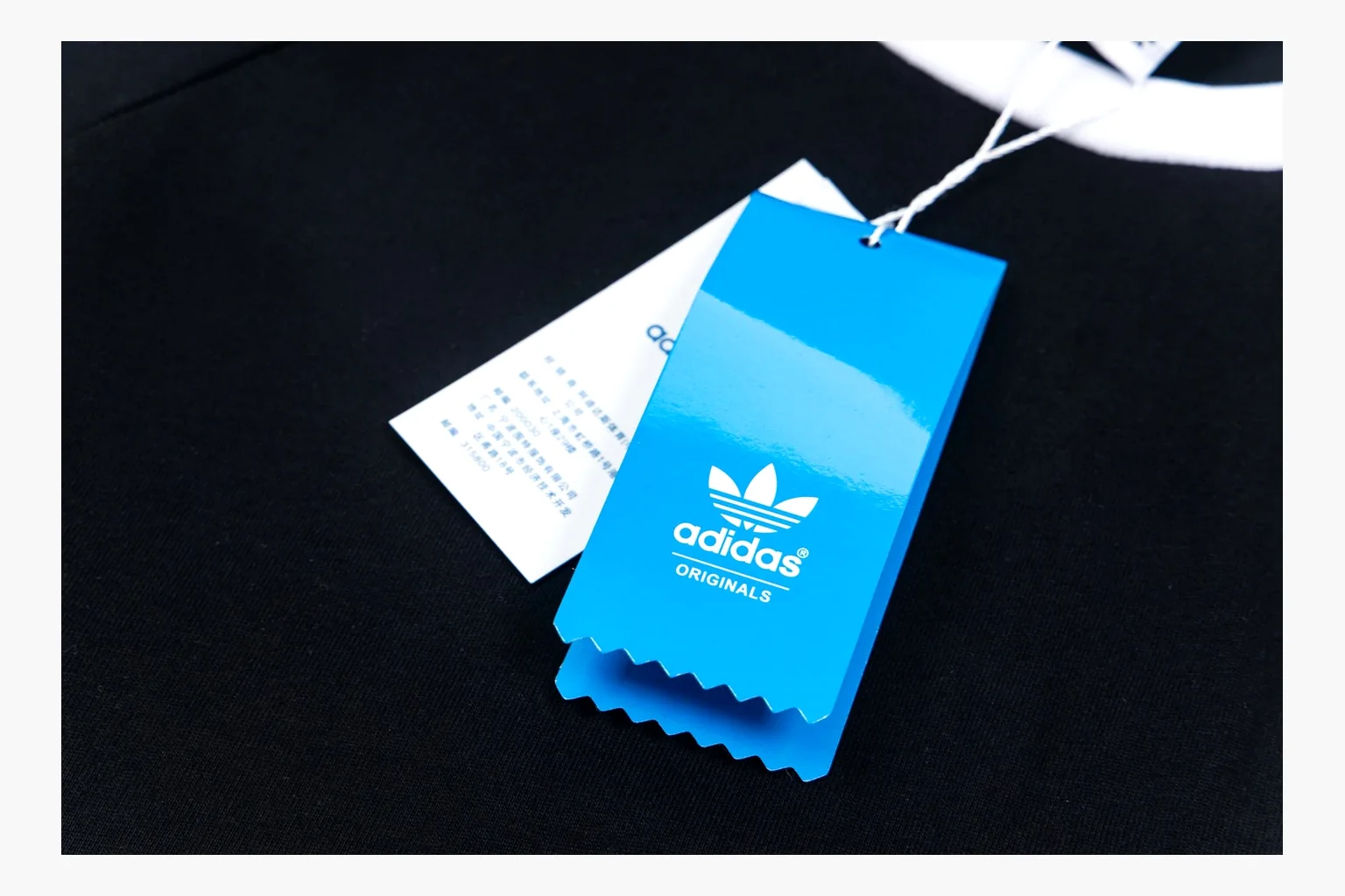 Adidas Ringer T-Shirt Black White Product Image thumbnail 4