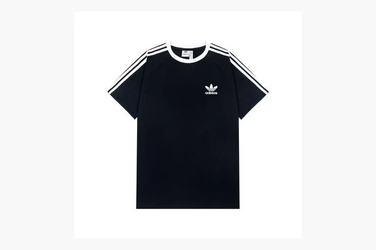 Adidas Ringer T-Shirt Black White Product Image