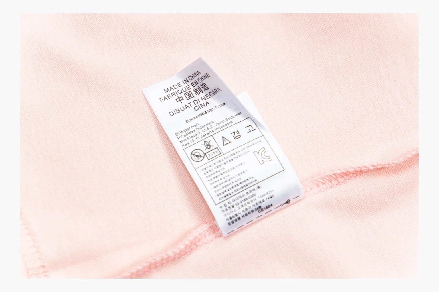 Adidas Ringer T-Shirt Pink Navy Product Image thumbnail 5
