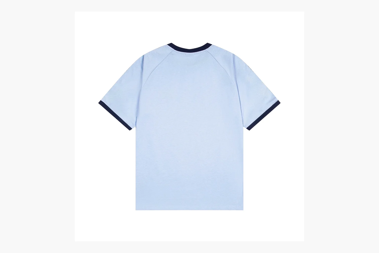 Adidas Ringer T-Shirt Light Blue Navy Product Image thumbnail 2