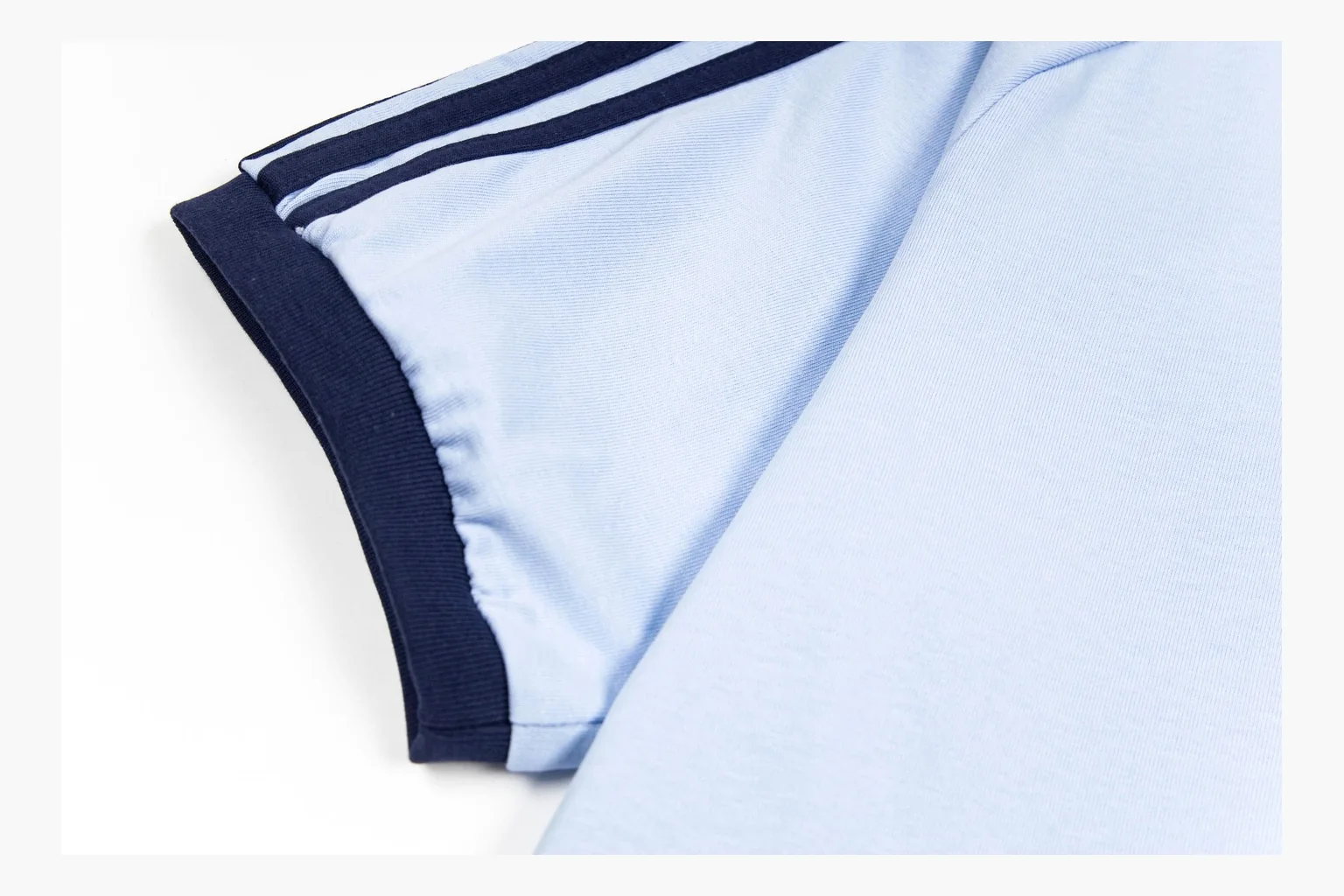 Adidas Ringer T-Shirt Light Blue Navy Product Image thumbnail 4