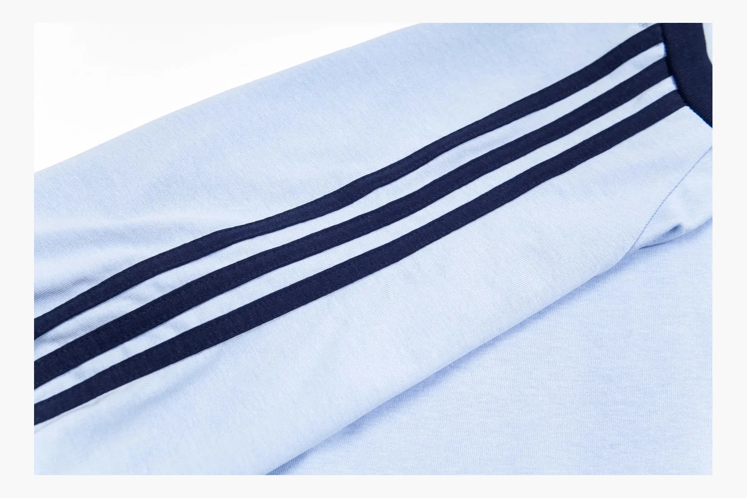 Adidas Ringer T-Shirt Light Blue Navy Product Image thumbnail 6