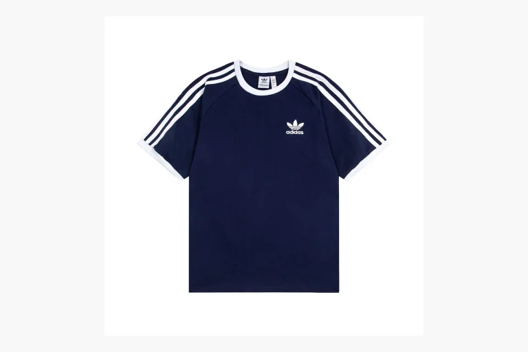 Adidas Ringer T-Shirt Navy White Product Image