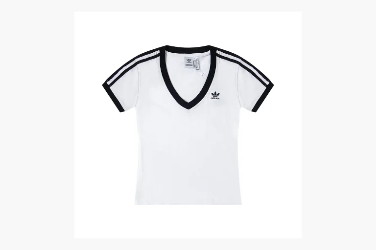 Adidas Ringer T-Shirt White Black Product Image