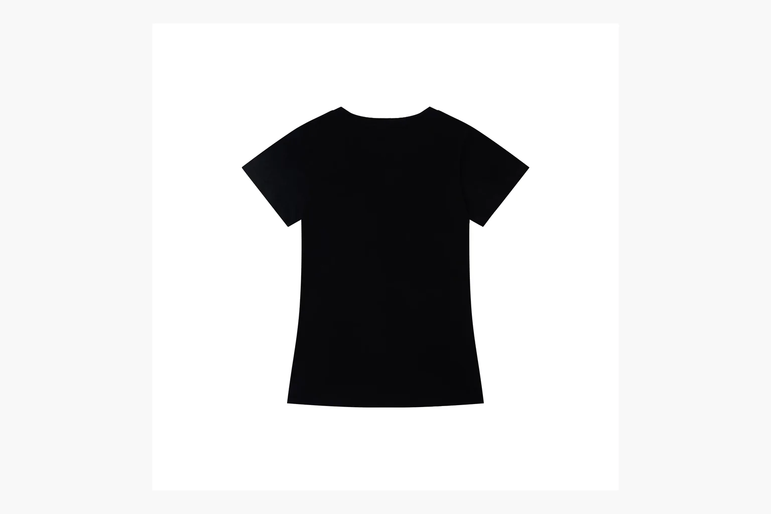 Calvin Klein Logo V-Neck T-Shirt Black Product Image thumbnail 2