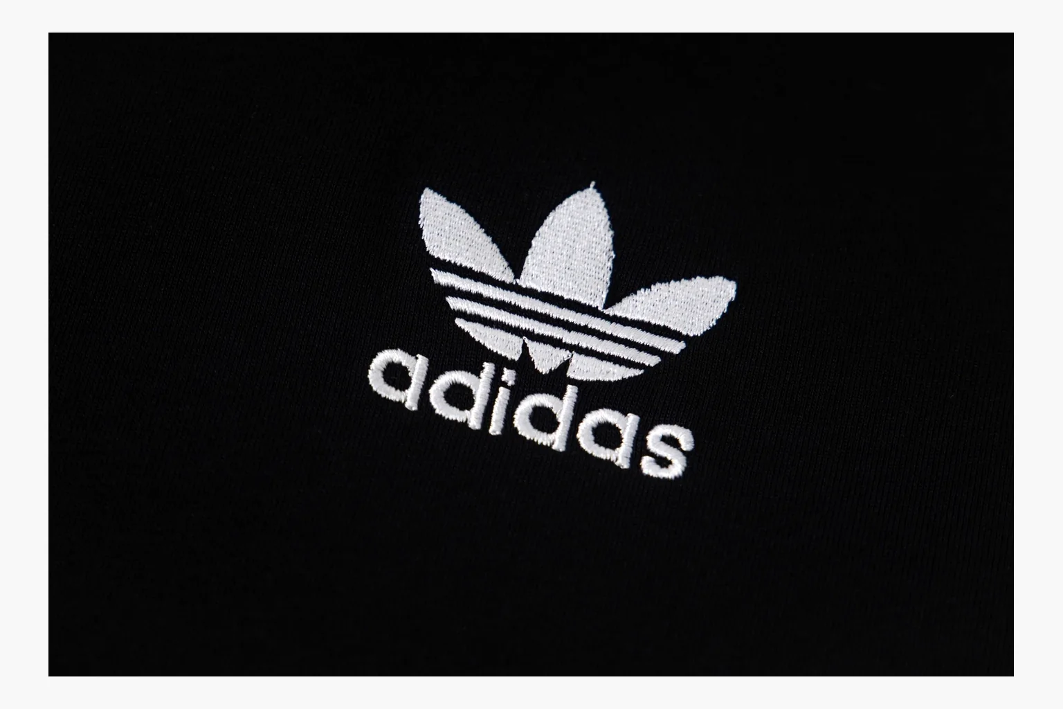 Adidas Ringer Long Sleeve Top Black White Product Image thumbnail 3