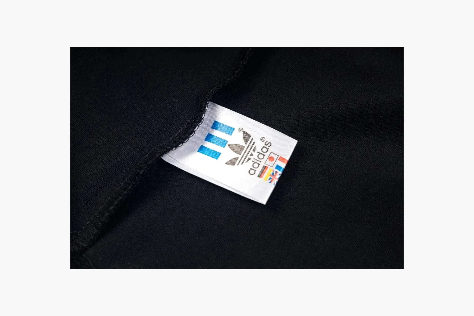 Adidas V-Neck Long Sleeve Top Navy White Product Image thumbnail 5
