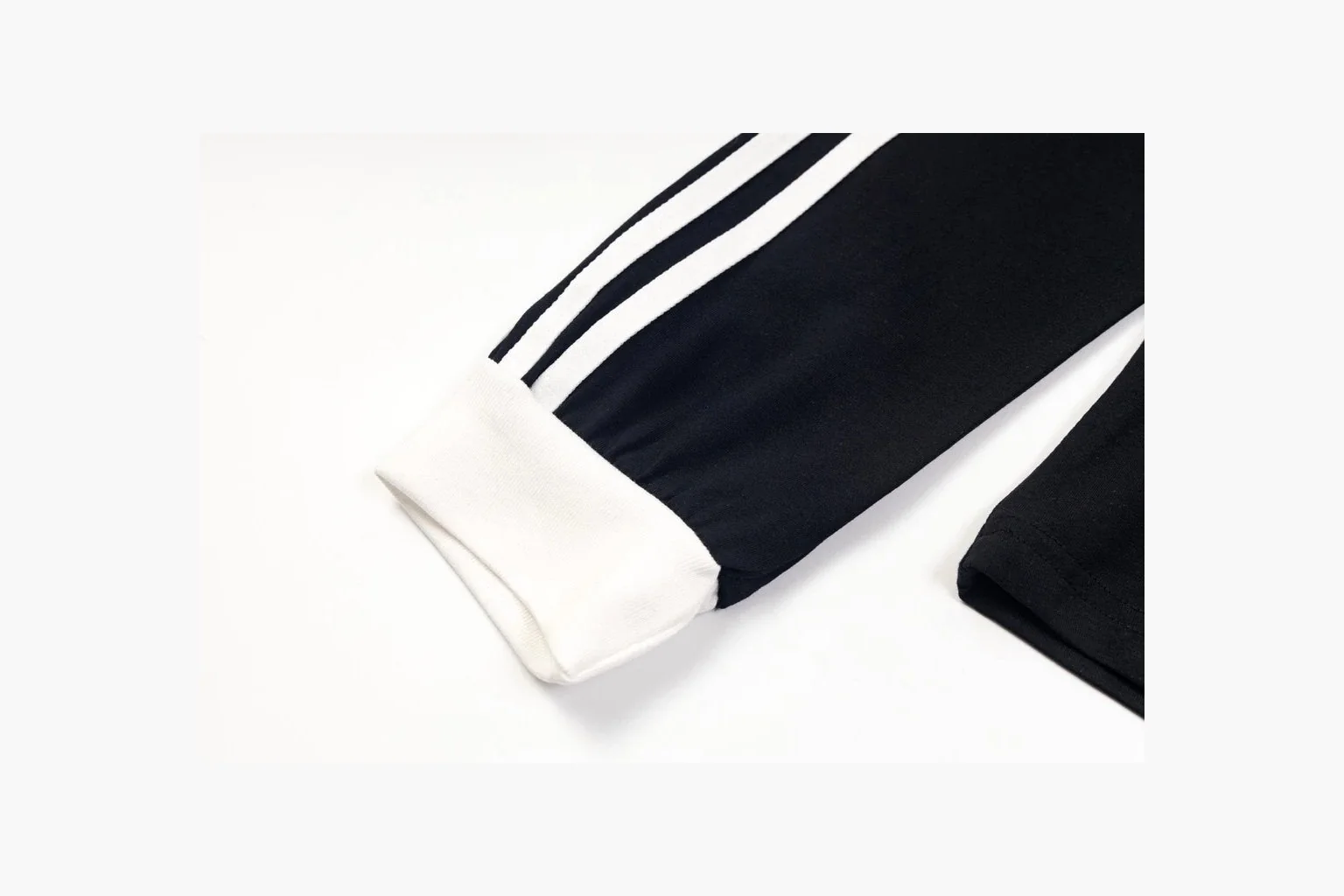 Adidas V-Neck Long Sleeve Top Navy White Product Image thumbnail 6
