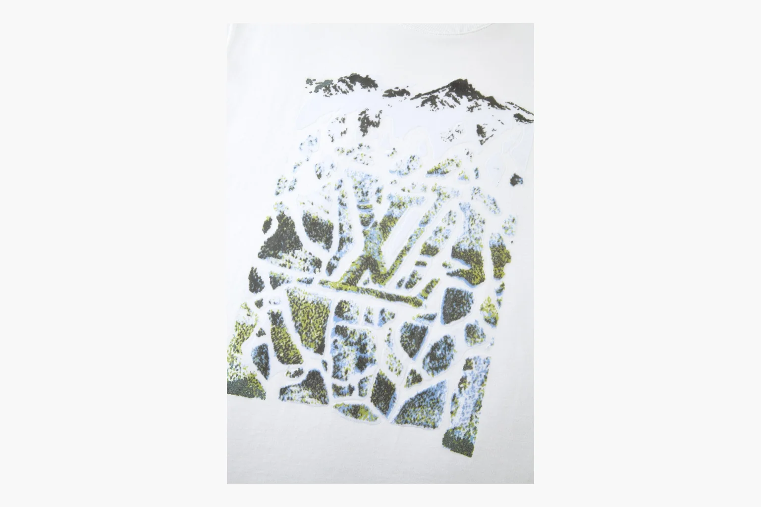 Louis Vuitton Ski Mountain T-Shirt White Product Image thumbnail 3