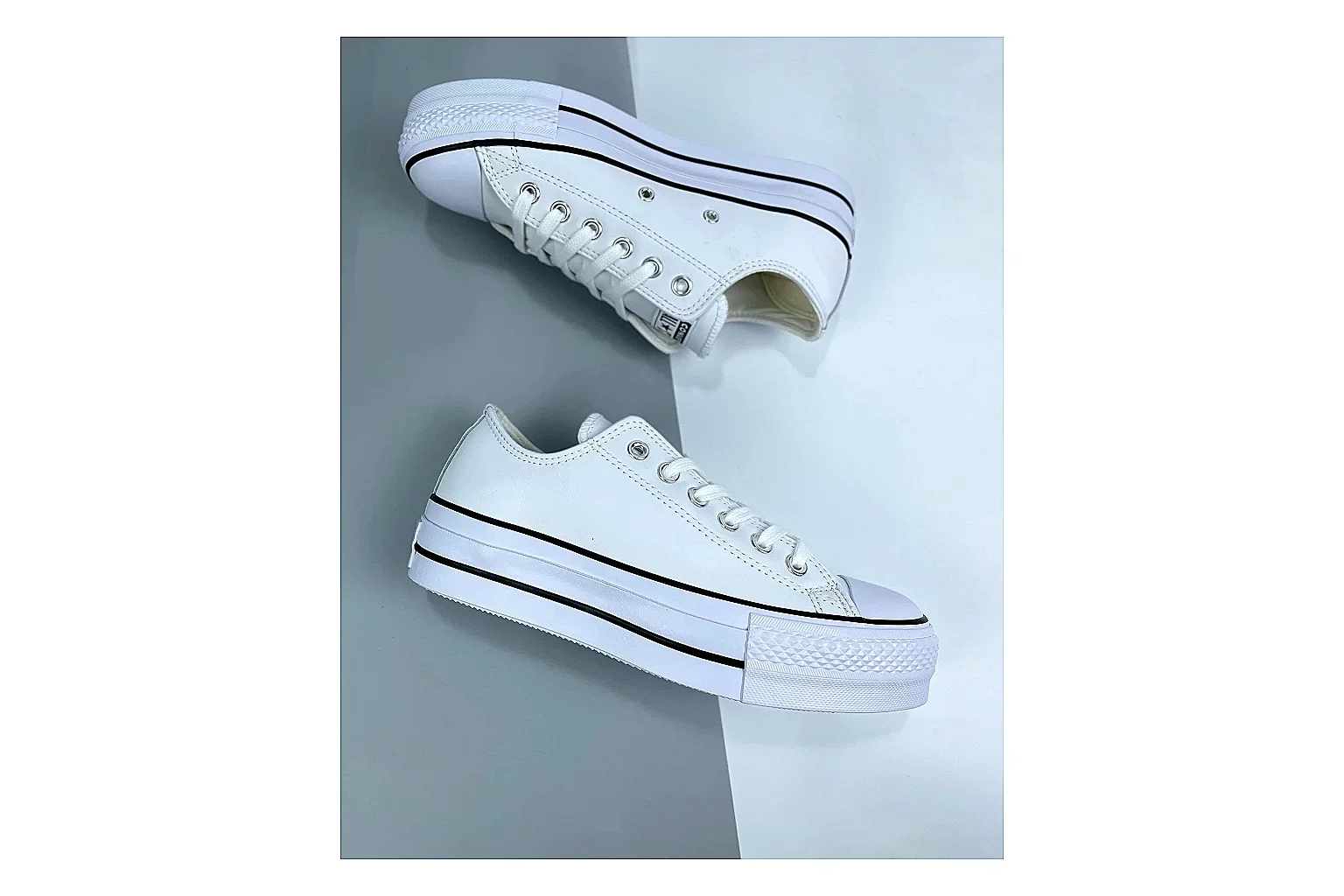 Converse All Star Lift White Platform Low Top