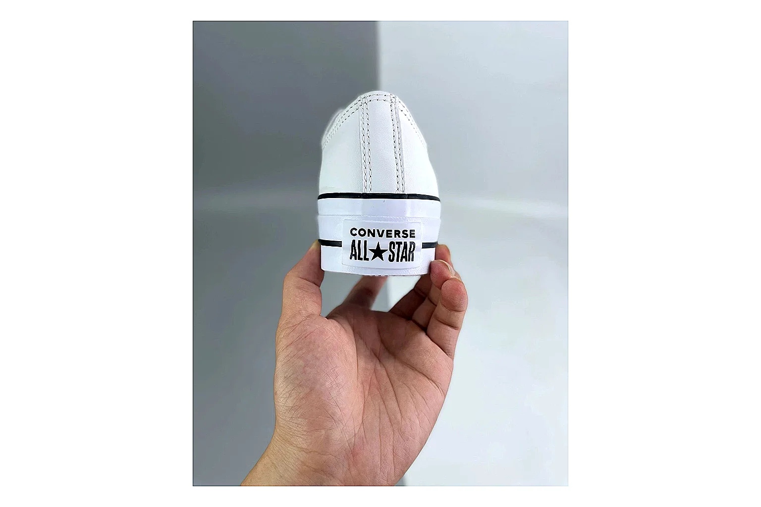 Converse All Star Lift White Platform Low Top thumbnail 4