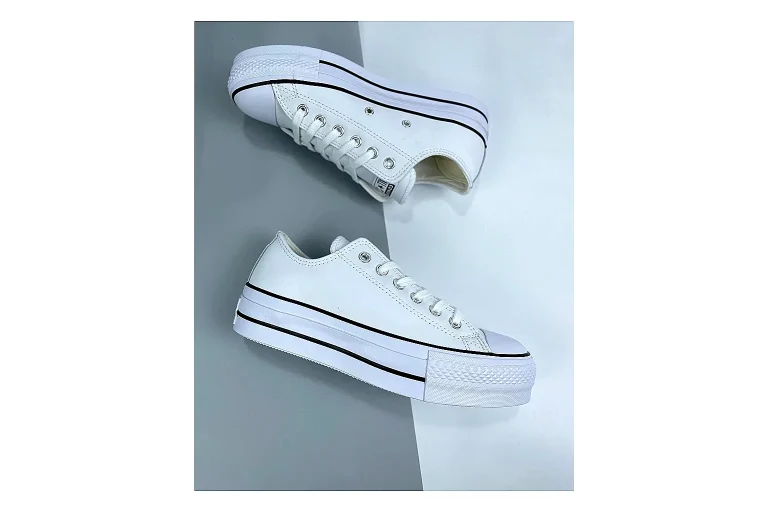 Converse All Star Lift White Platform Low Top