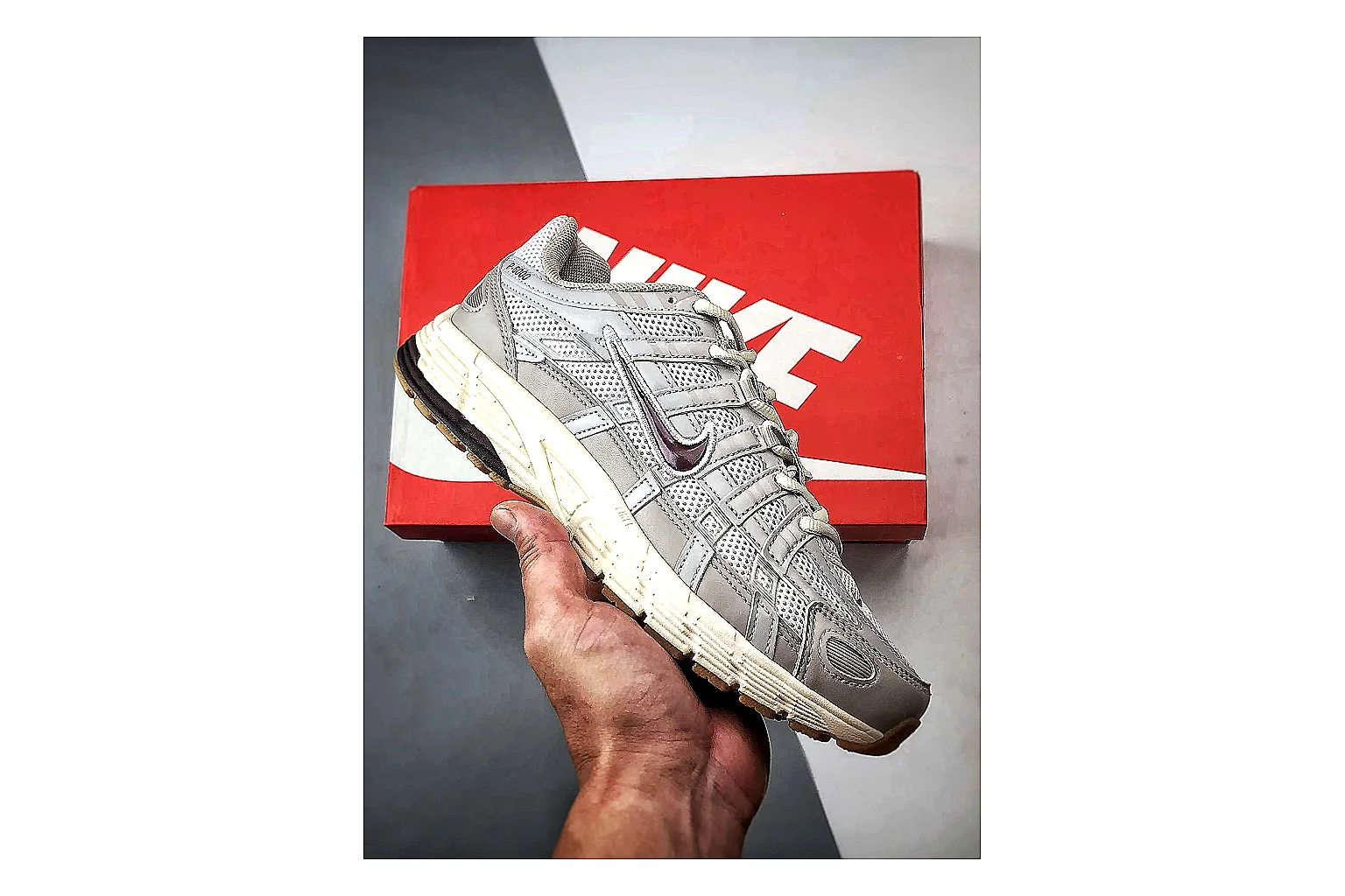 Kakobuy find scout Nike P 6000 Gray Sneakers scout comparison product image thumbnail 2