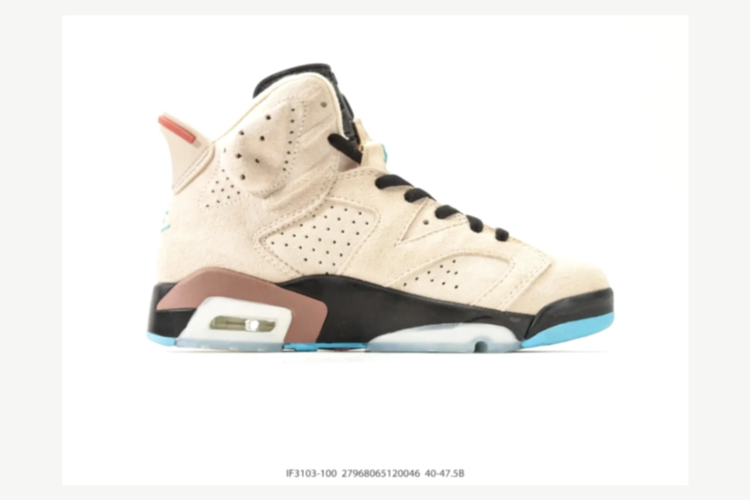 Jordan Air Jordan 6 Retro Black White High Top Kakobuy find list product image thumbnail 2