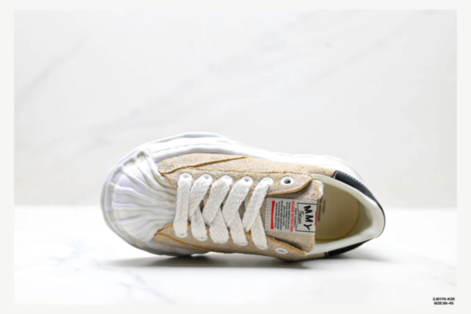 Maison Mihara Yasuhiro Blakey White Black Low Top Kakobuy find scout product image thumbnail 2