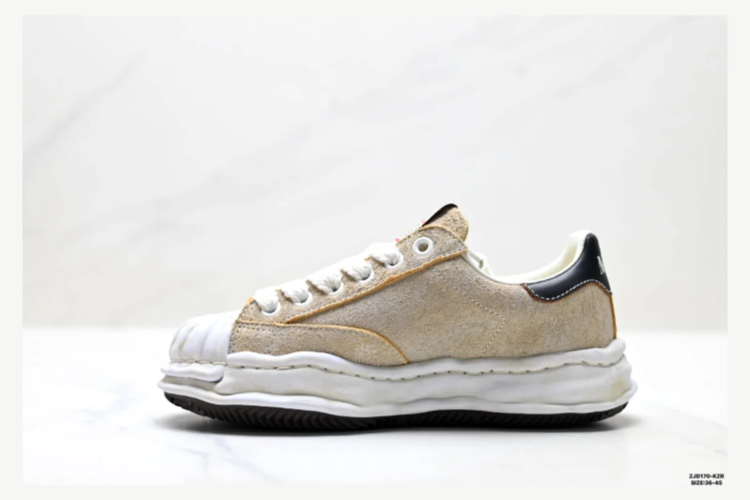 Maison Mihara Yasuhiro Blakey White Black Low Top Kakobuy find scout product image thumbnail 3