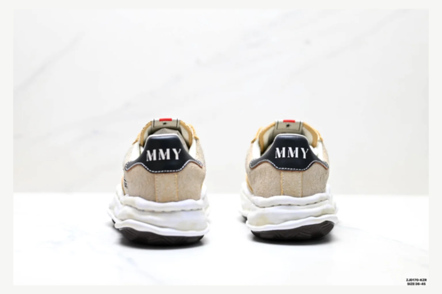 Maison Mihara Yasuhiro Blakey White Black Low Top Kakobuy find scout product image thumbnail 6