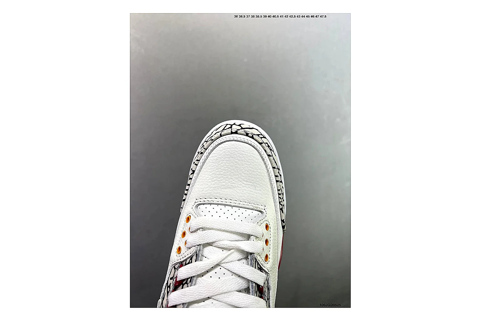 Jordan Air Jordan 3 White Red Cement Product Image thumbnail 5