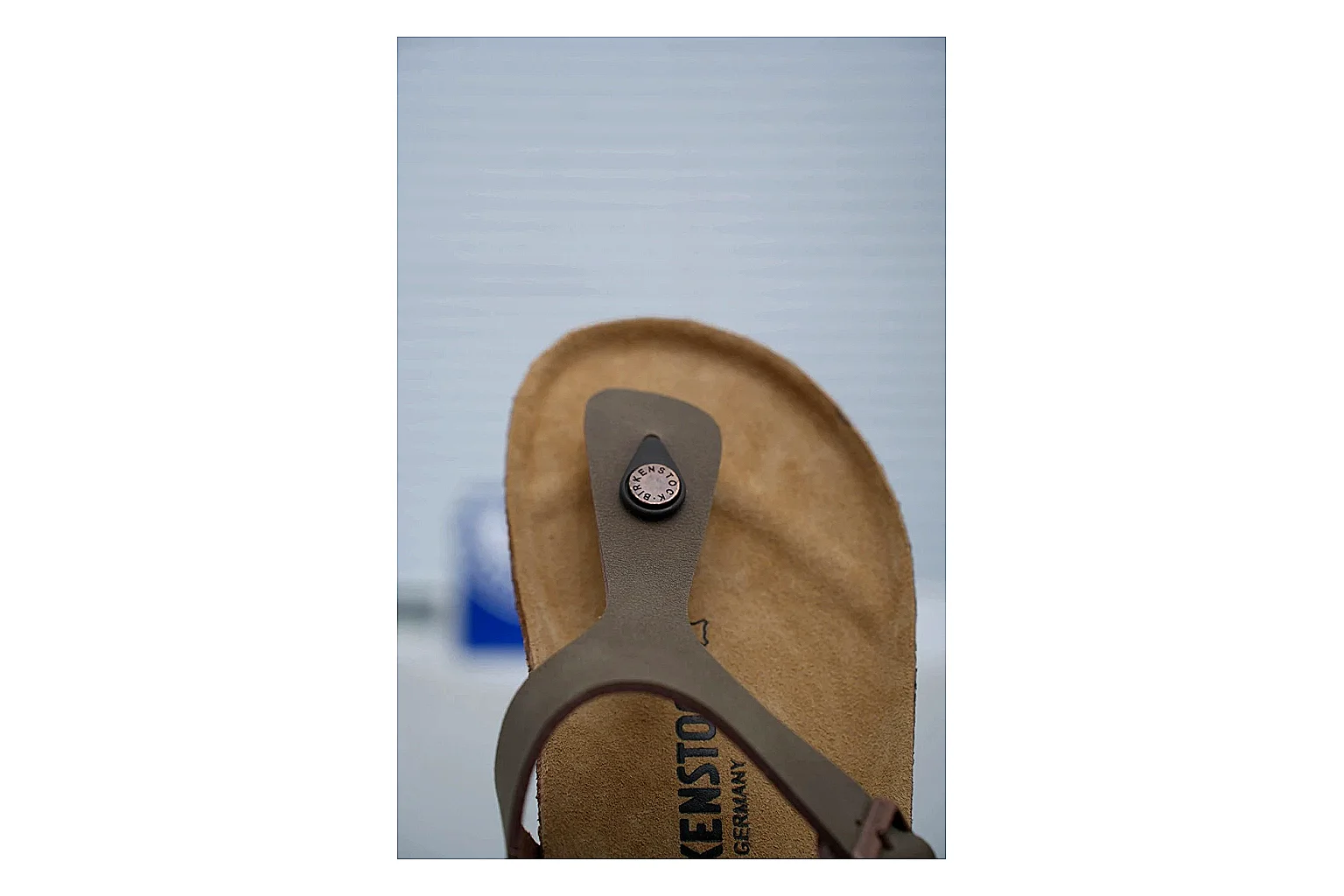 Birkenstock Arizona Taupe Cork Slide Product Image thumbnail 6
