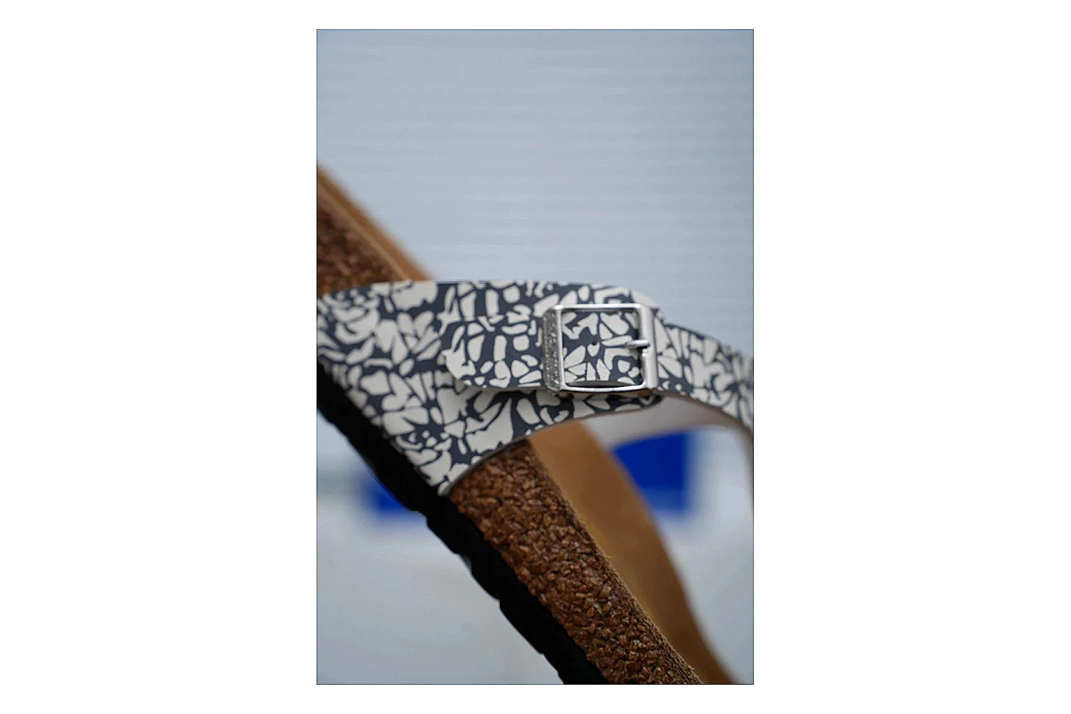 Birkenstock Silver Crystal Cork Slide Product Image thumbnail 4