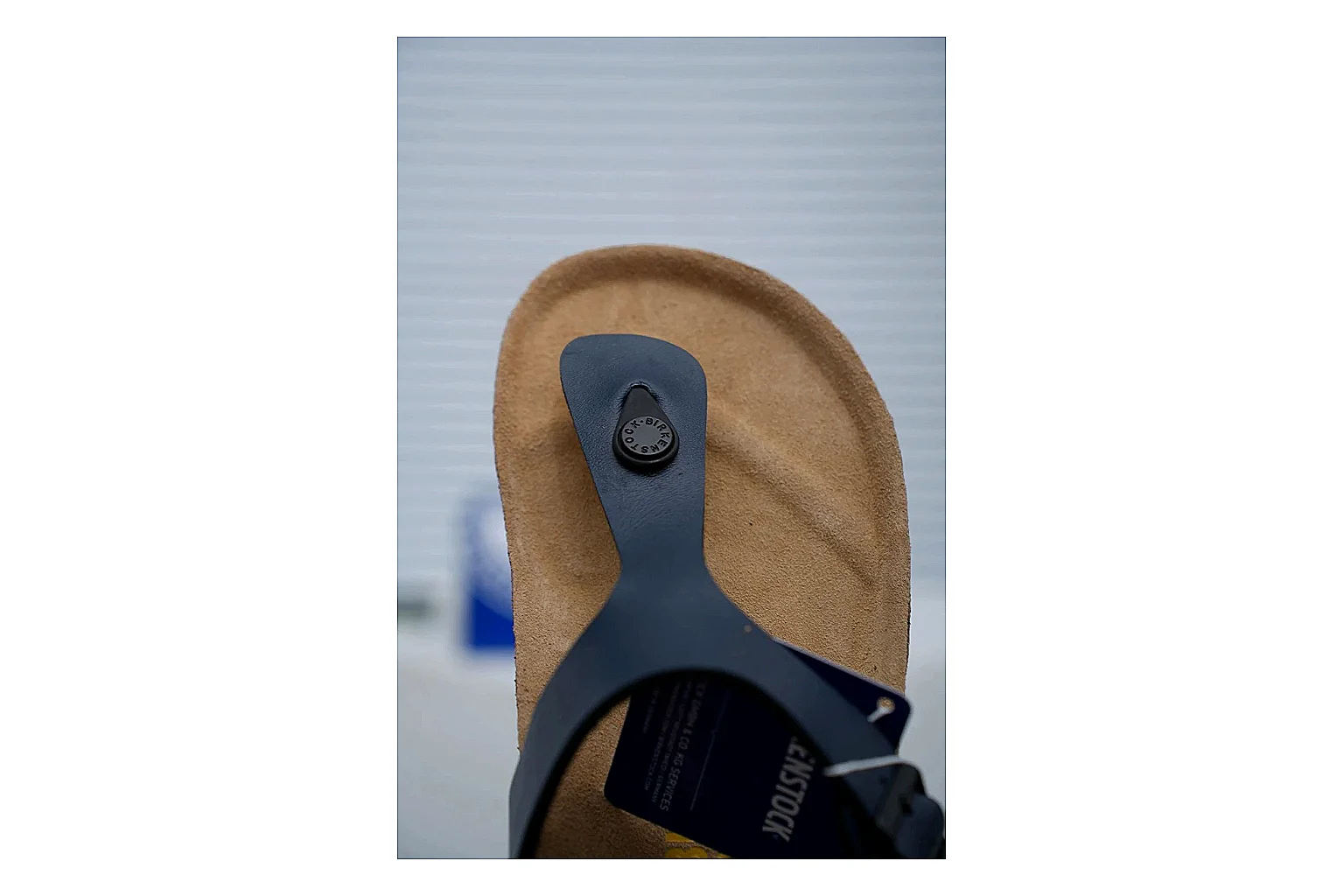 Birkenstock Black Toe Loop Cork Sandal Product Image thumbnail 6