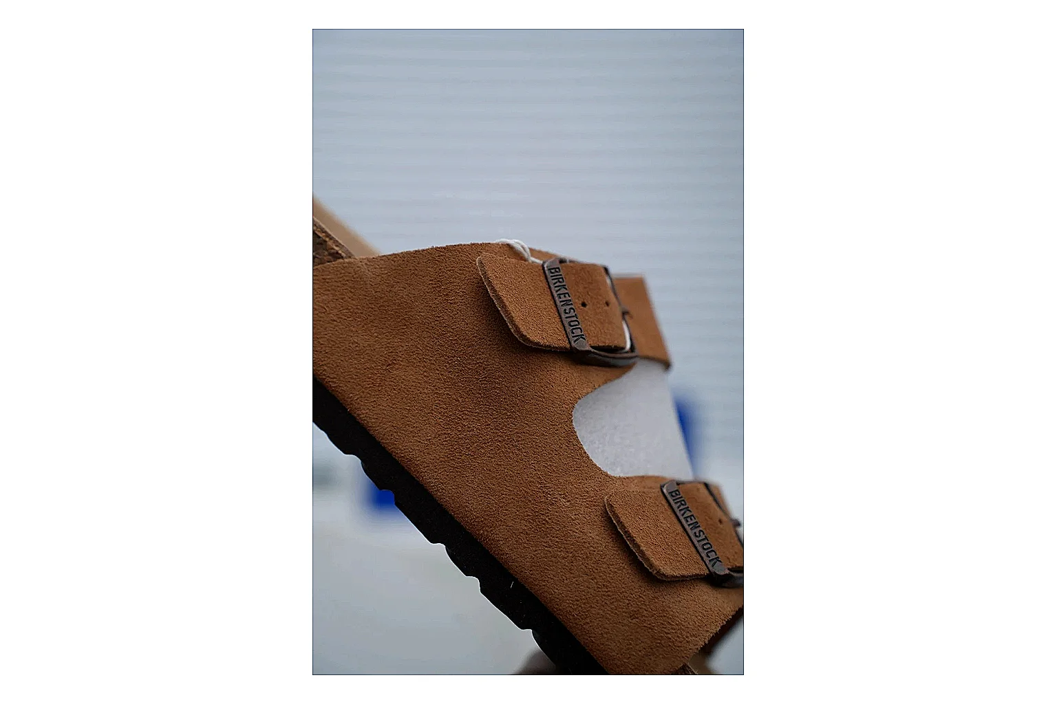 Birkenstock Arizona Tan Cork Slide Product Image thumbnail 4