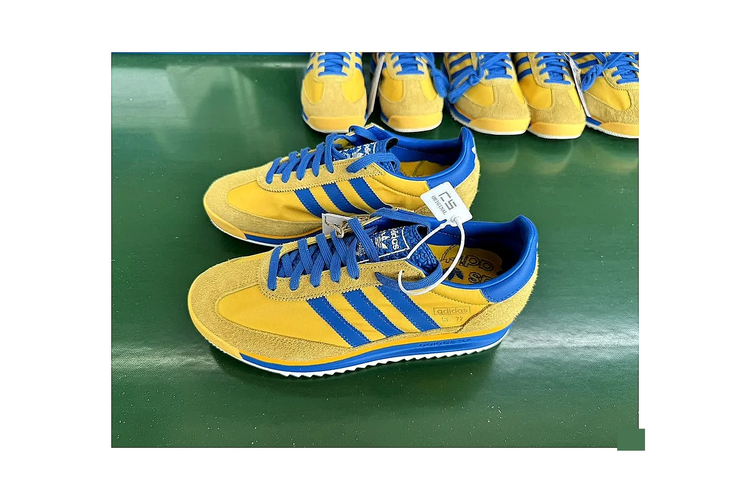 Adidas SL 72 RS Yellow Blue Product Image