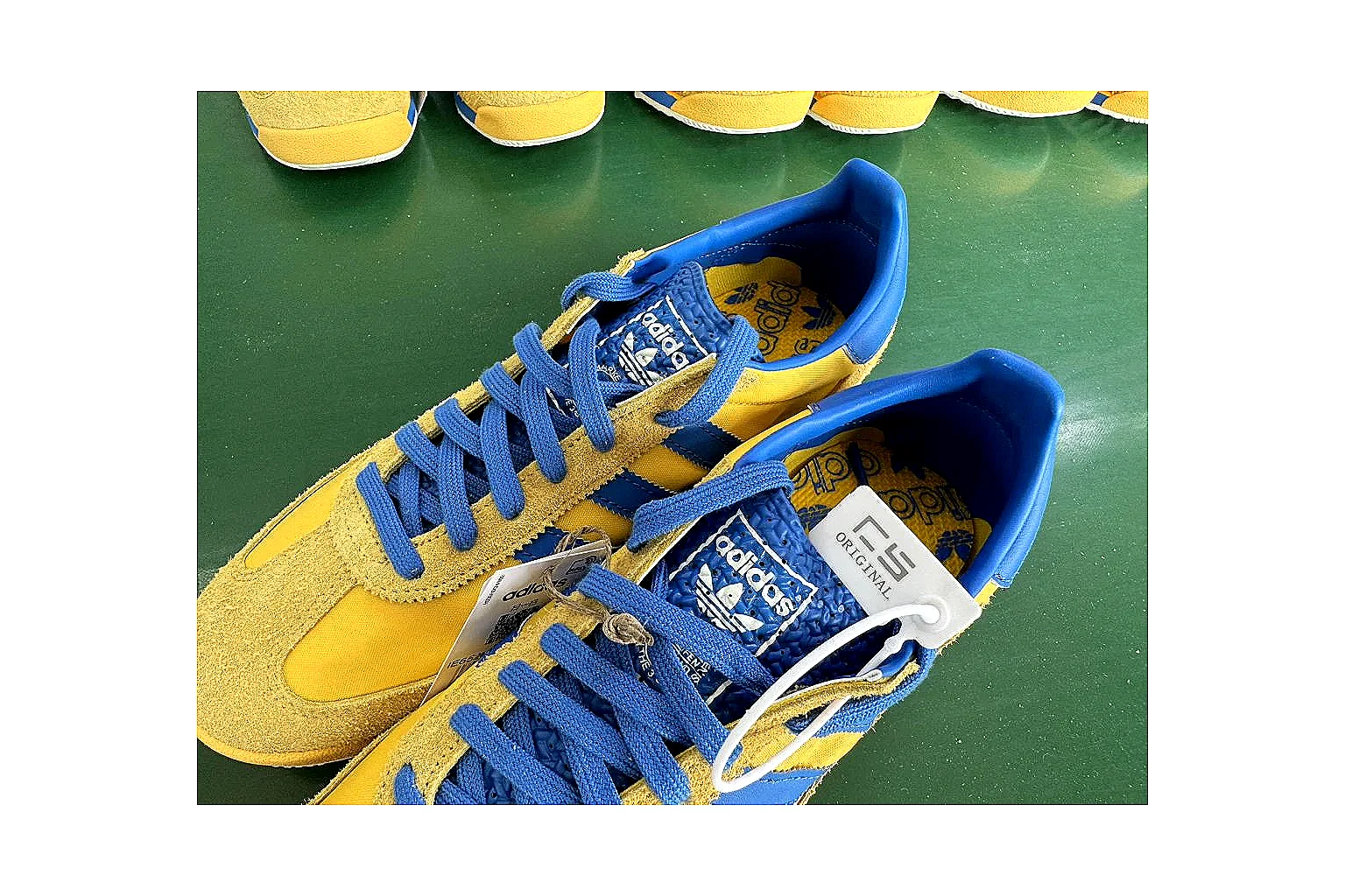 Adidas SL 72 RS Yellow Blue Product Image thumbnail 5