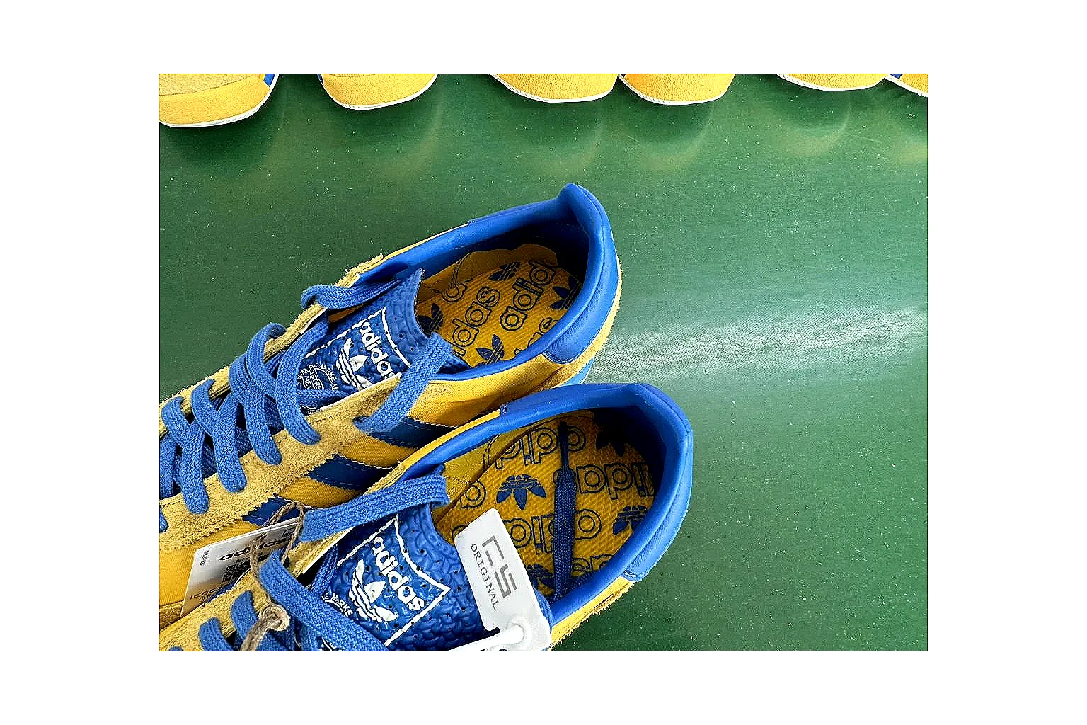 Adidas SL 72 RS Yellow Blue Product Image thumbnail 6