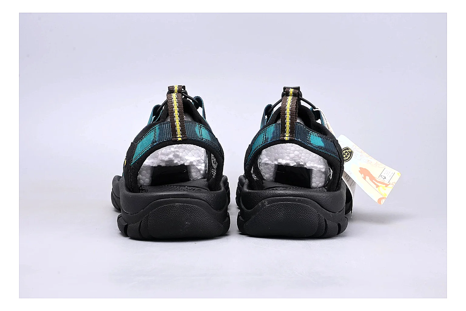 KEEN Zerraport Black Teal Sandal Product Image thumbnail 4